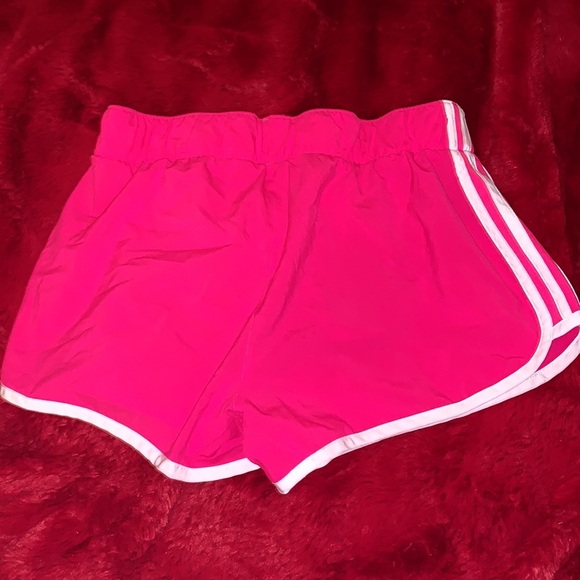 Hot Pink Adidas Athletic Shorts - Picture 3 of 3